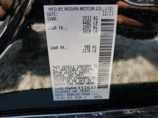 2024 NISSAN ALTIMA SV 1N4BL4DW8RN351637  69194744