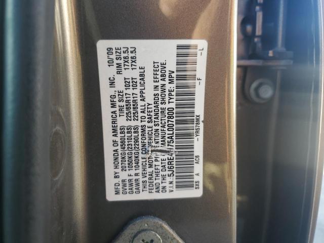 2010 HONDA CR-V EXL 5J6RE4H75AL007800  69022754