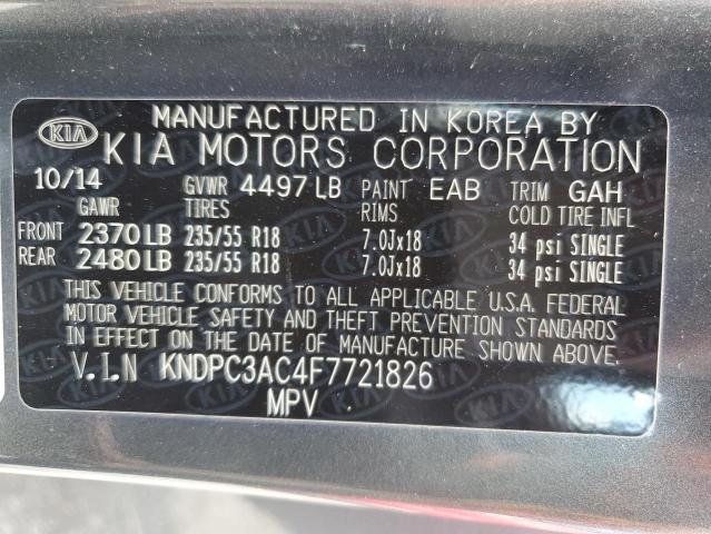 2015 KIA SPORTAGE E - KNDPC3AC4F7721826
