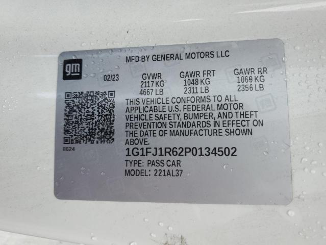 2023 CHEVROLET CAMARO ZL1 - 1G1FJ1R62P0134502