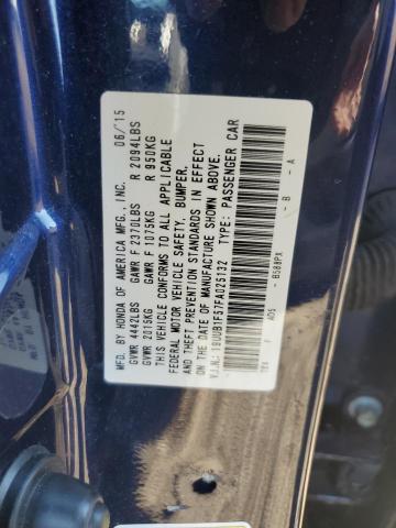 2015 ACURA TLX TECH - 19UUB1F57FA025132