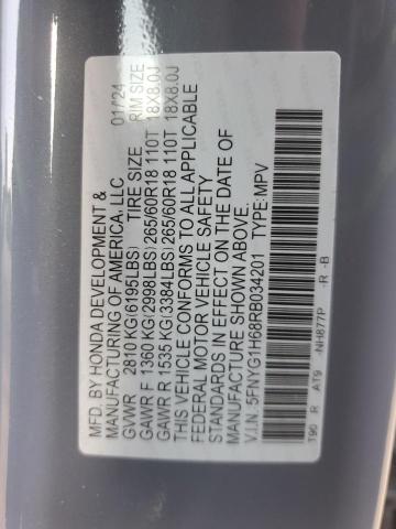 2024 HONDA PILOT TRAI 5FNYG1H68RB034201