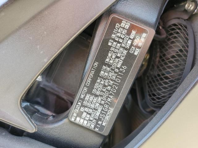 2013 SUZUKI GSX-R750 - JS1GR7MA7D2101136