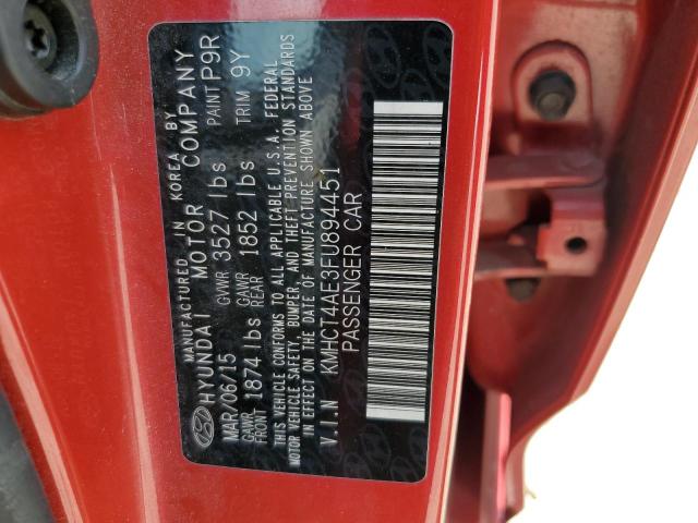 2015 HYUNDAI ACCENT GLS - KMHCT4AE3FU894451