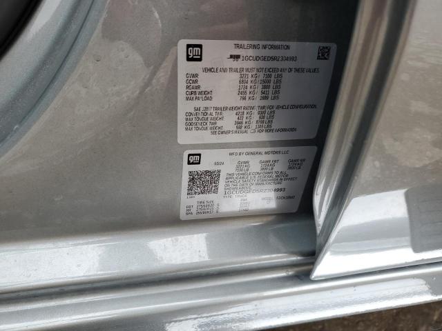 2024 CHEVROLET SILVERADO - 1GCUDGED5RZ304993