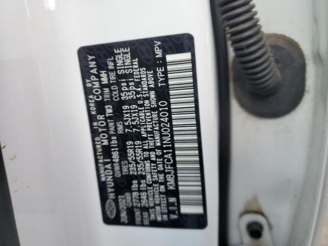 2022 HYUNDAI TUCSON KM8JFCA11NU024010