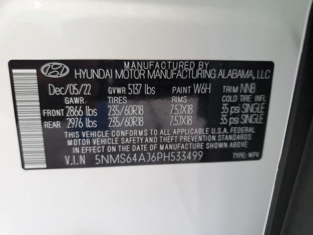 2023 HYUNDAI SANTA FE X - 5NMS64AJ6PH533499