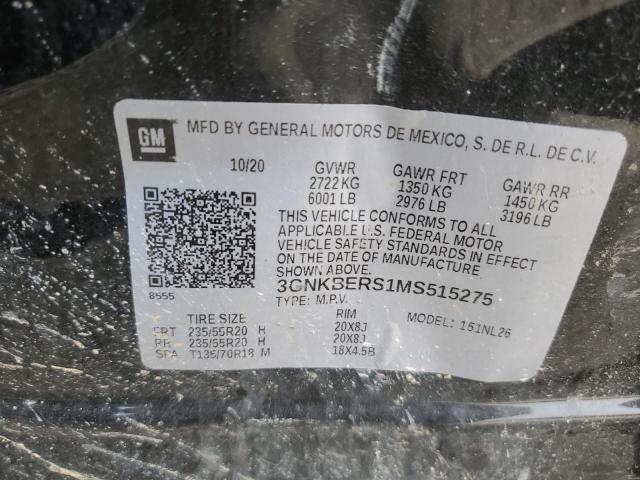 2021 CHEVROLET BLAZER RS - 3GNKBERS1MS515275