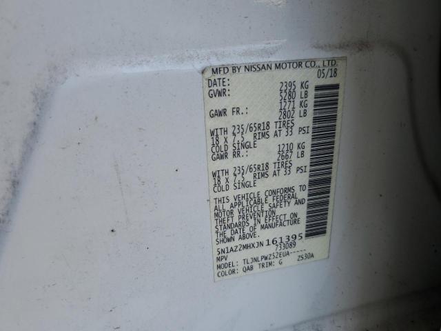 2018 NISSAN MURANO S - 5N1AZ2MHXJN161395