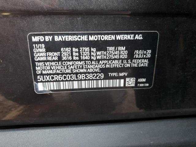 VIN 5UXCR6C03L9B38229 2020 BMW X5, Xdrive40I no.14