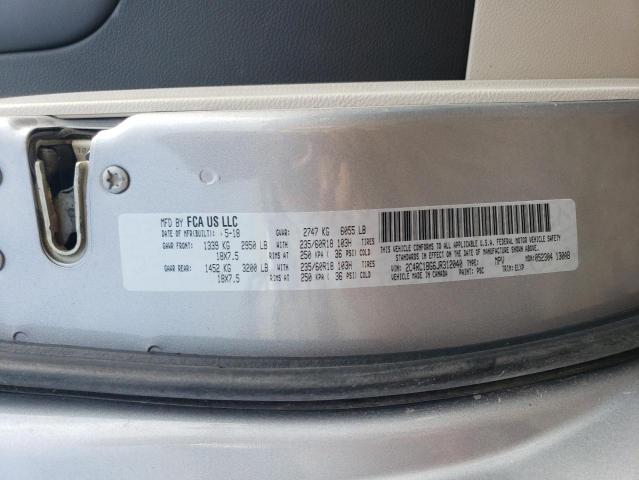 2018 CHRYSLER PACIFICA T 2C4RC1BG6JR312040