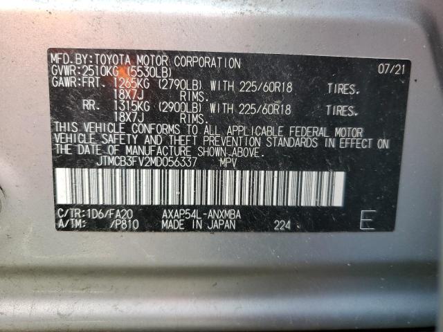 VIN JTMCB3FV2MD056337 2021 Toyota RAV4, SE no.14