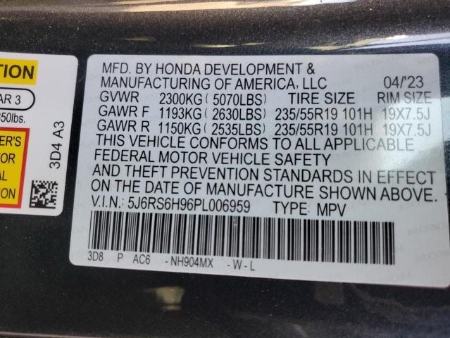 2023 HONDA CR-V SPORT - 5J6RS6H96PL006959