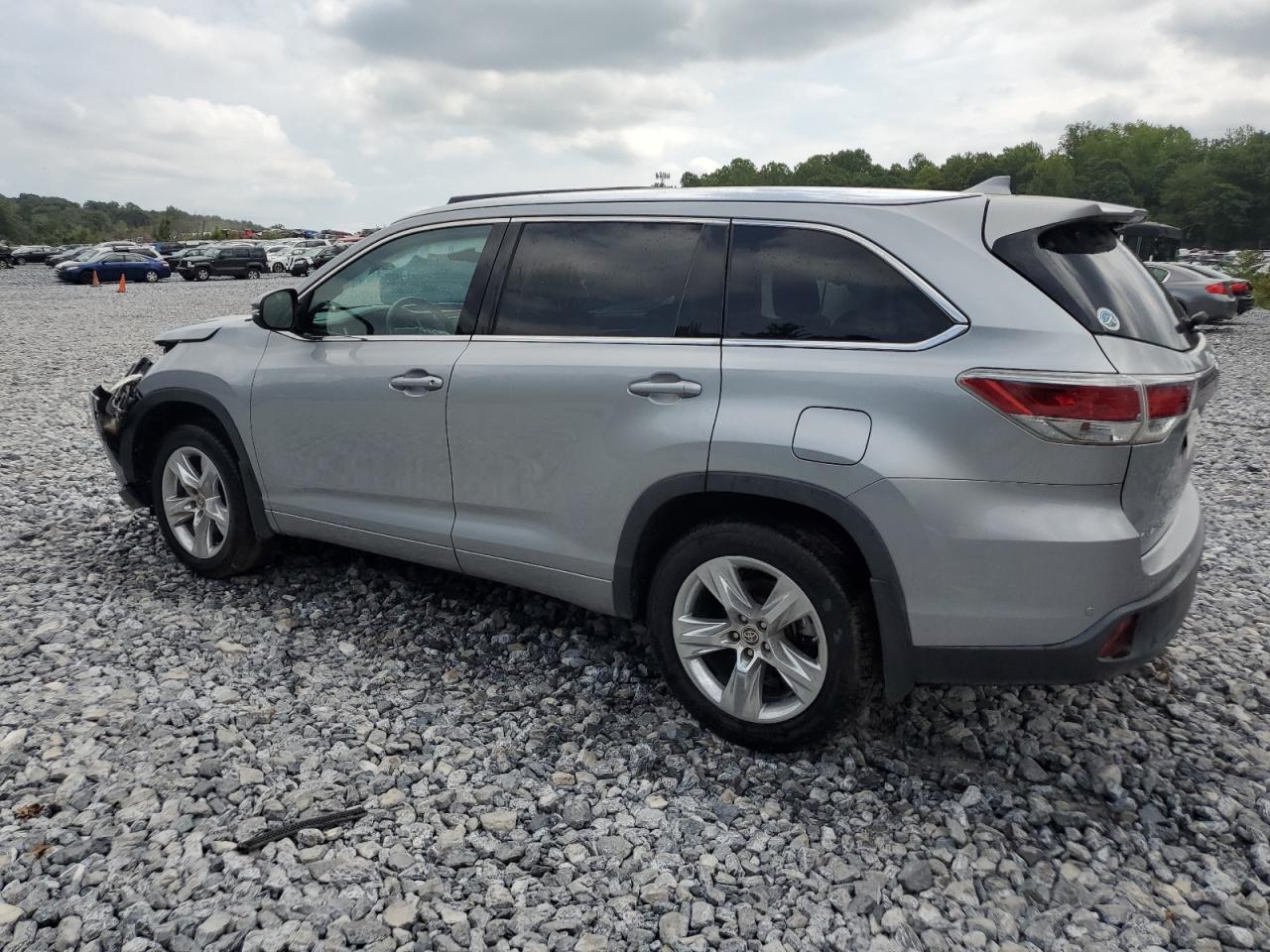 TOYOTA HIGHLANDER 2016 blue  gas 5TDDKRFH2GS246603 photo #3