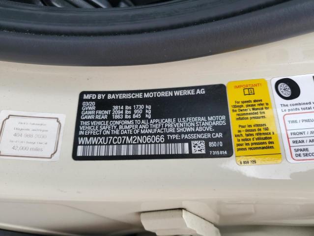 2021 MINI COOPER - WMWXU7C07M2N06066