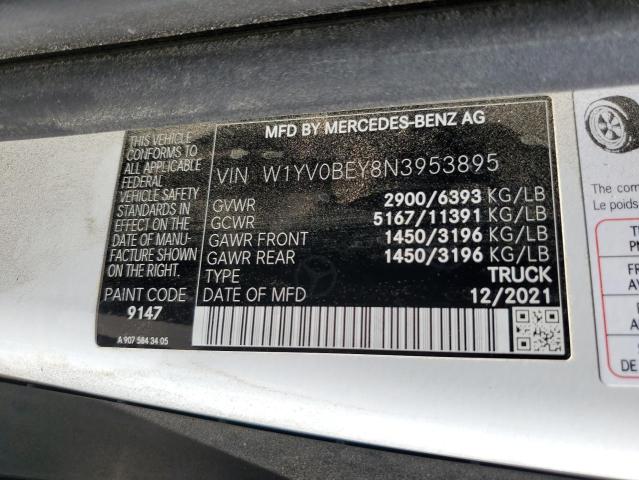 2022 MERCEDES-BENZ METRIS - W1YV0BEY8N3953895