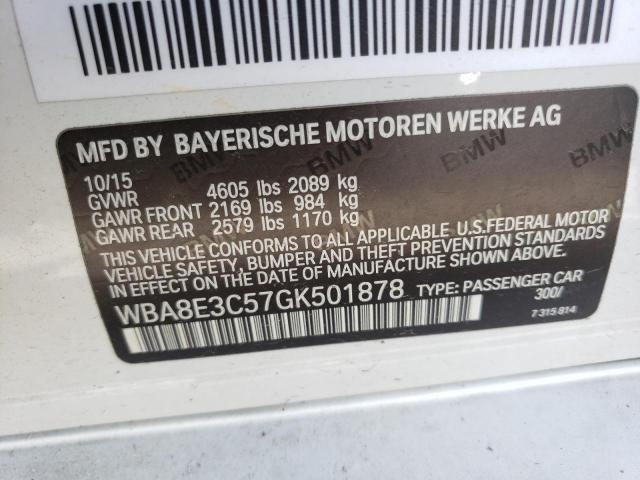 2016 BMW 328 XI SUL - WBA8E3C57GK501878