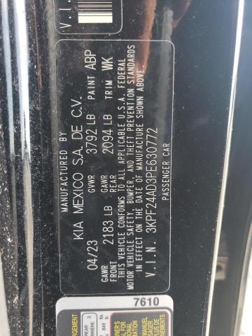 VIN 3KPF24AD3PE630772 2023 KIA Forte, LX no.12