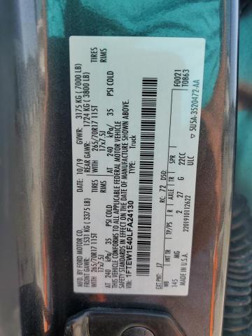2020 FORD F150 SUPER - 1FTEW1E40LFA24130