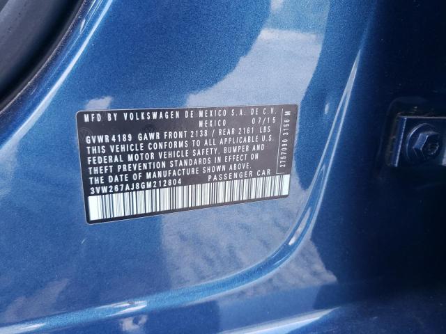 2016 VOLKSWAGEN JETTA S - 3VW267AJ8GM212804
