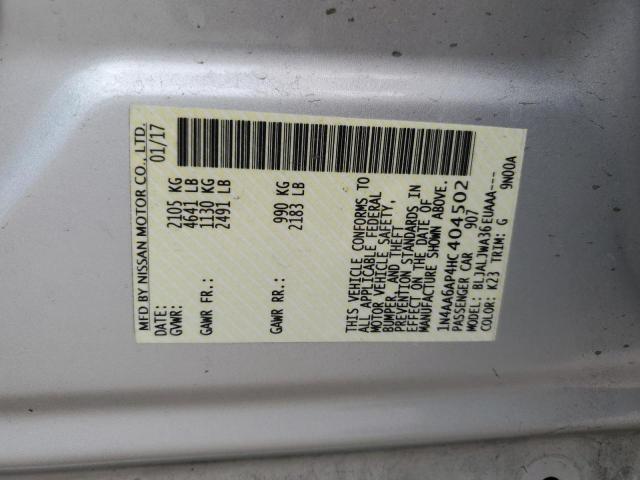 2017 NISSAN MAXIMA 3.5 - 1N4AA6AP4HC404502