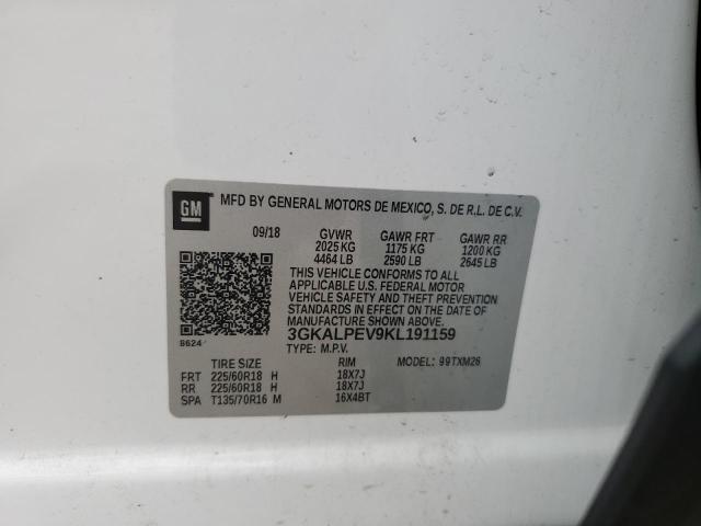 2019 GMC TERRAIN SL - 3GKALPEV9KL191159