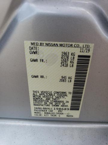 2020 NISSAN ALTIMA S - 1N4BL4BVXLC198689