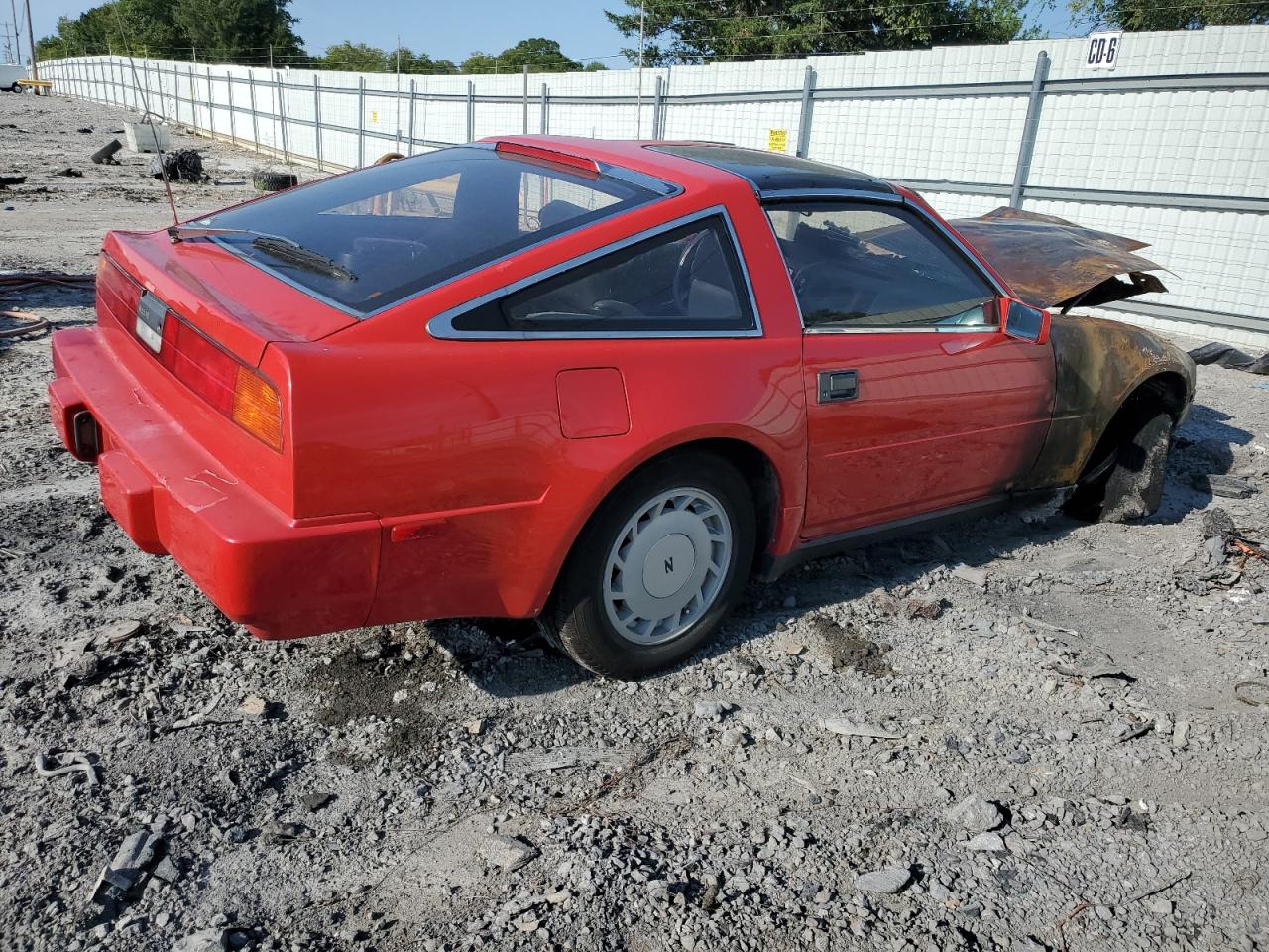 NISSAN 300ZX 1988 red  gas JN1HZ14S2JX271423 photo #4