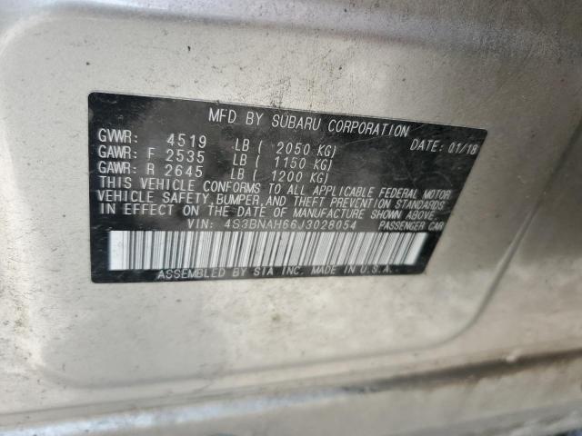 2018 SUBARU LEGACY 2.5 - 4S3BNAH66J3028054