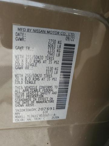 2023 NISSAN PATHFINDER - 5N1DR3DK0PC207691