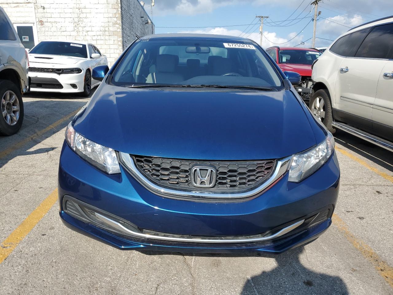 Lot #2784073476 2015 HONDA CIVIC LX