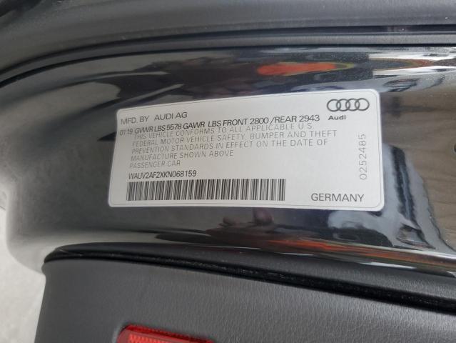 2019 AUDI A7 PRESTIG WAUV2AF2XKN068159