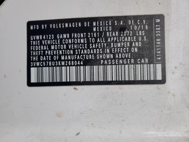 2019 VOLKSWAGEN JETTA S - 3VWC57BU3KM268044