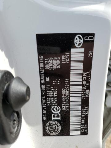 2022 TOYOTA COROLLA LE - 5YFBPMBE9NP278171