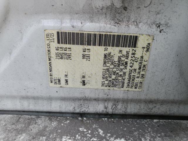 2016 NISSAN MAXIMA 3.5 - 1N4AA6APXGC422582