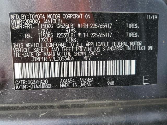2020 TOYOTA RAV4 XLE - JTMP1RFV7LD053486