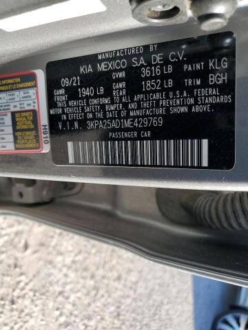 2021 KIA RIO S - 3KPA25AD1ME429769