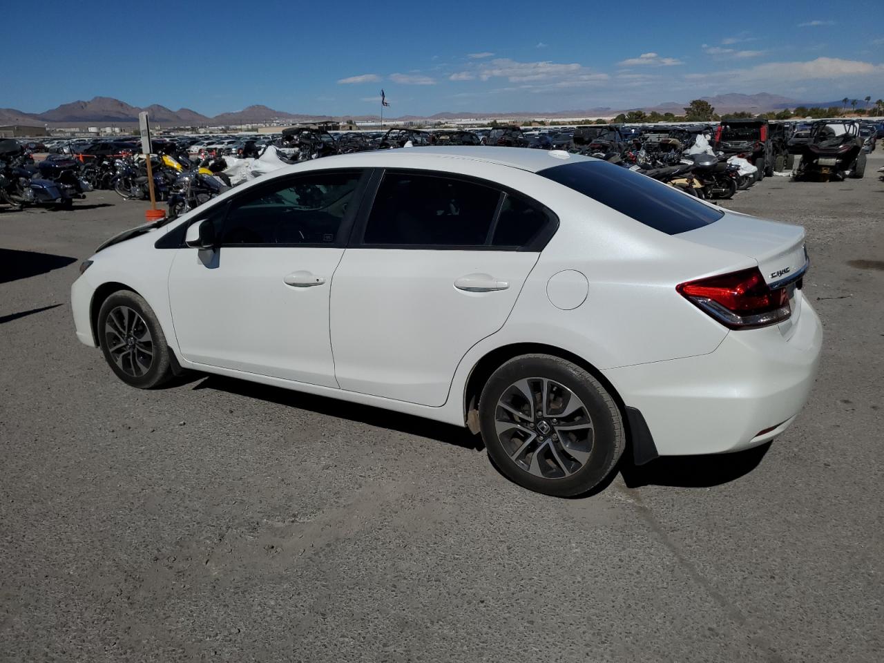 Lot #2924091086 2013 HONDA CIVIC EXL