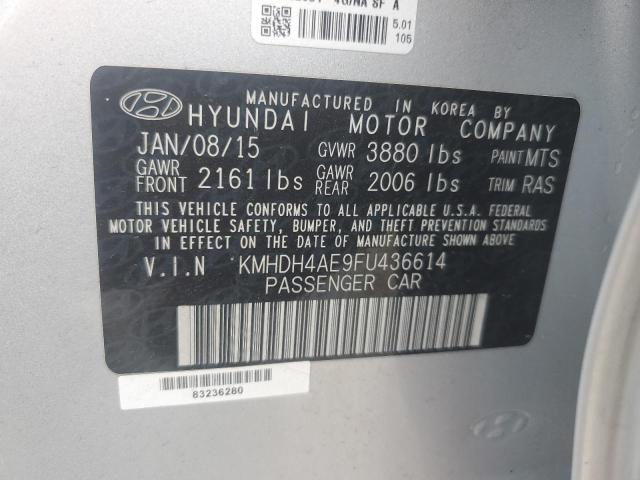 2015 HYUNDAI ELANTRA SE - KMHDH4AE9FU436614