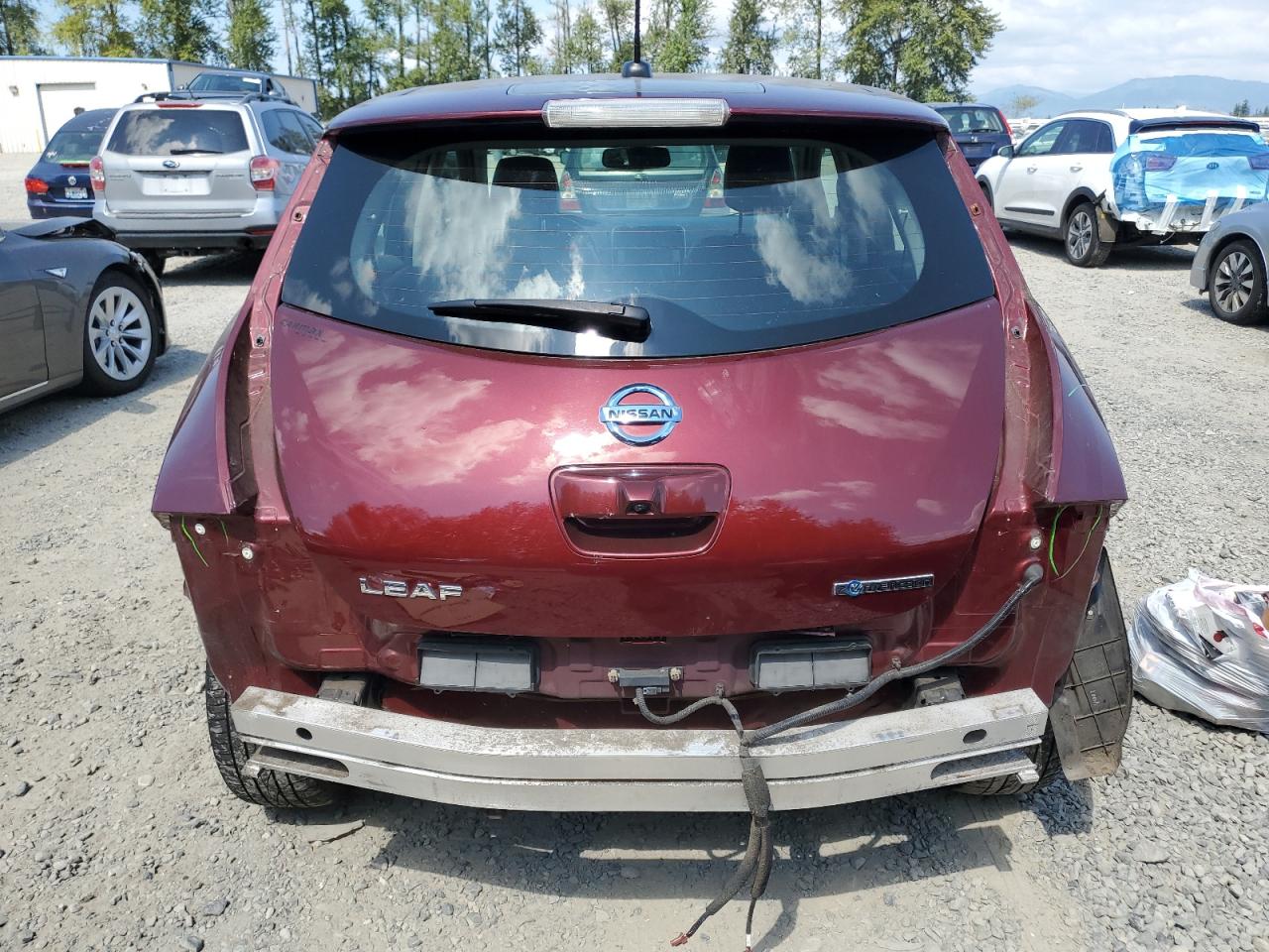 Lot #2955662451 2016 NISSAN LEAF SV