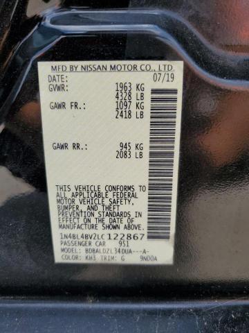 2020 NISSAN ALTIMA S - 1N4BL4BV2LC122867