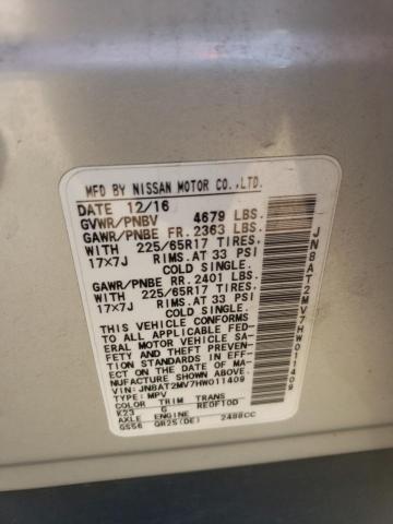 2017 NISSAN ROGUE S - JN8AT2MV7HW011409