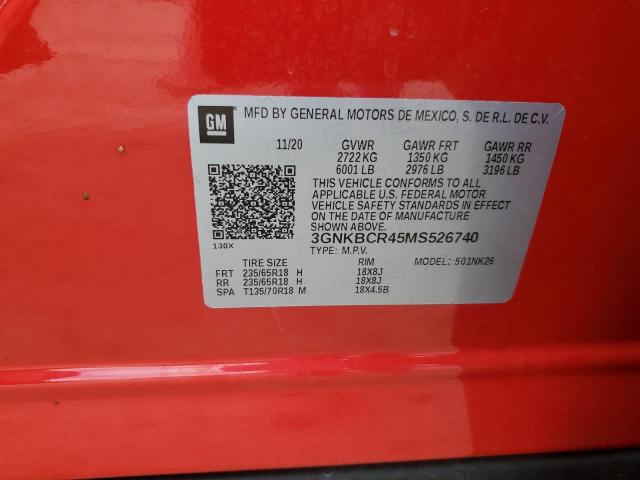 2021 CHEVROLET BLAZER 2LT - 3GNKBCR45MS526740
