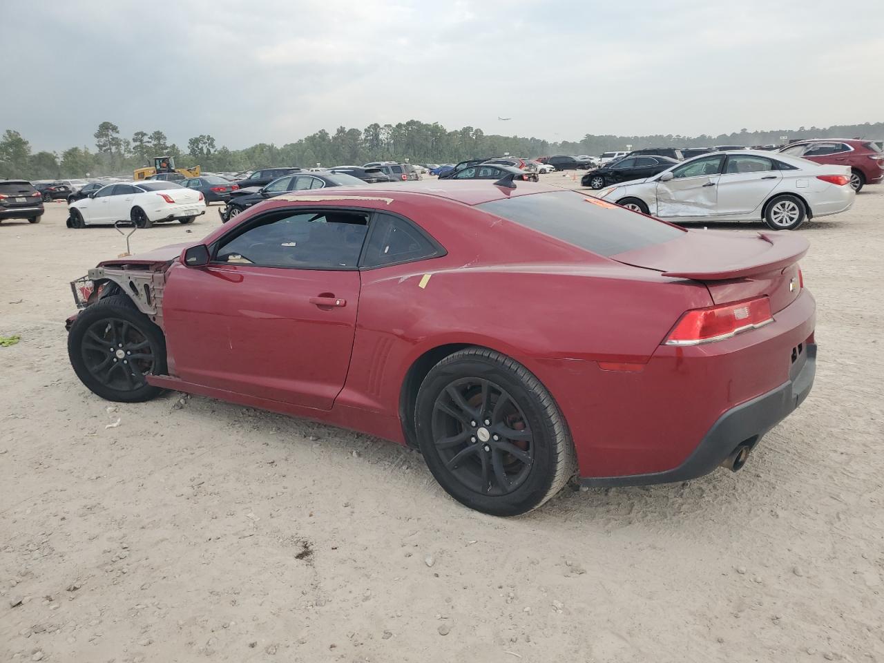 CHEVROLET CAMARO LT 2014 red coupe gas 2G1FB1E34E9269248 photo #3