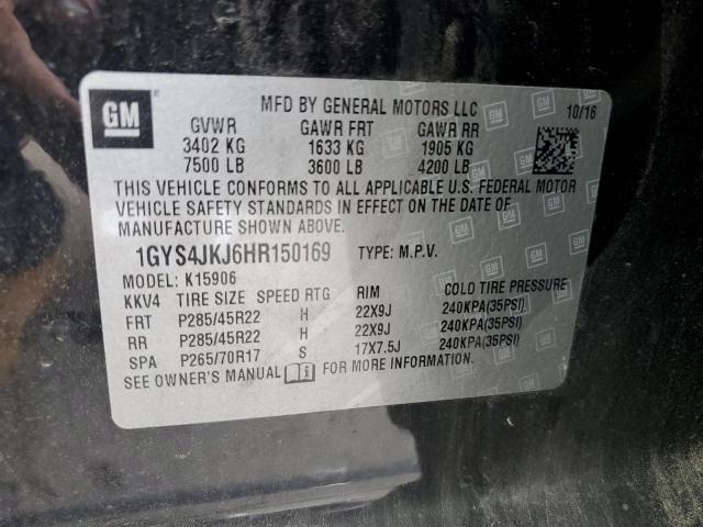 2017 CADILLAC ESCALADE E - 1GYS4JKJ6HR150169