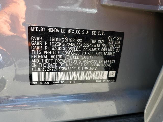 2024 HONDA HR-V SPORT - 3CZRZ2H53RM759318