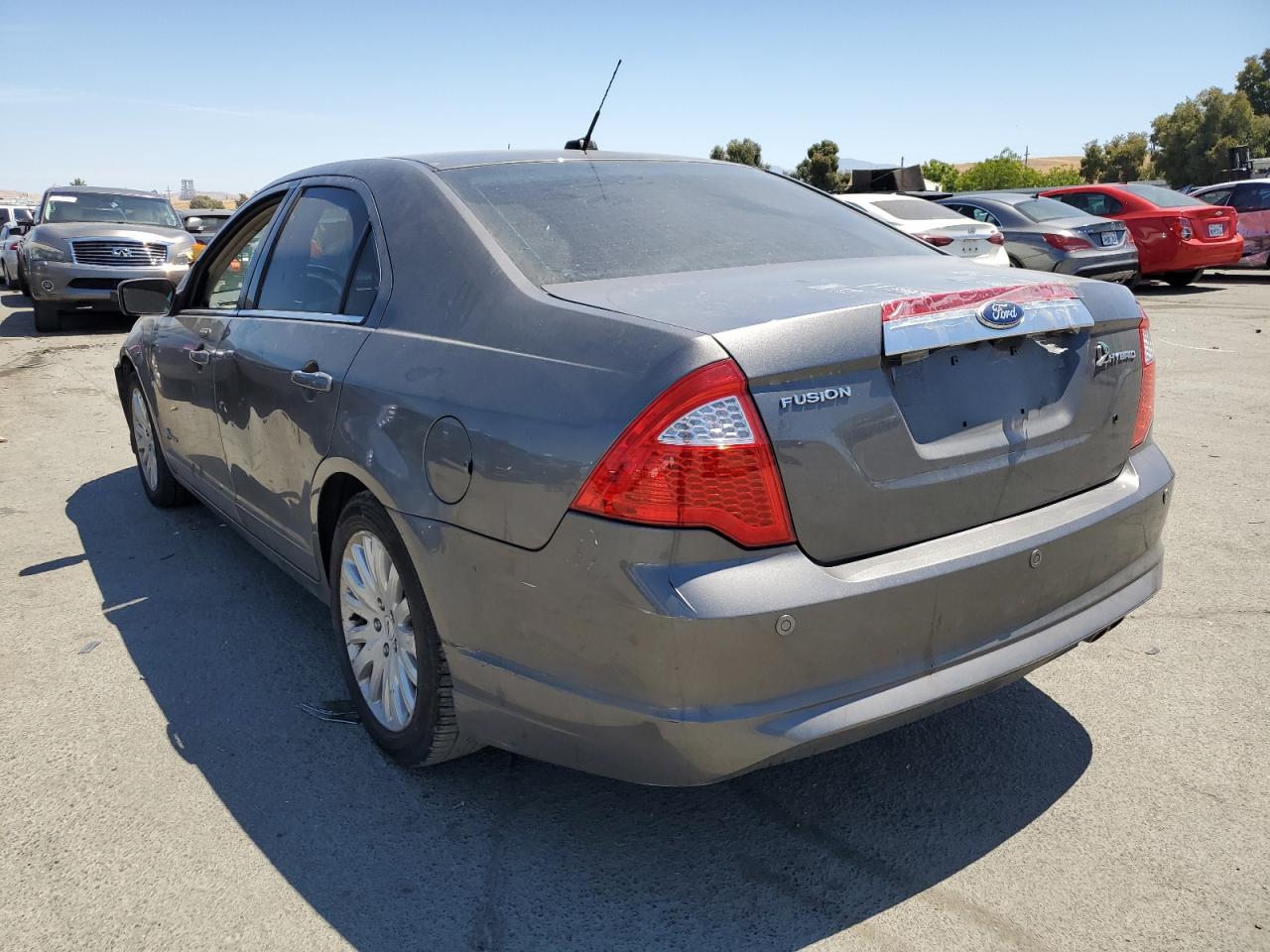 FORD FUSION HYB 2010 gray  hybrid engine 3FADP0L39AR402562 photo #3