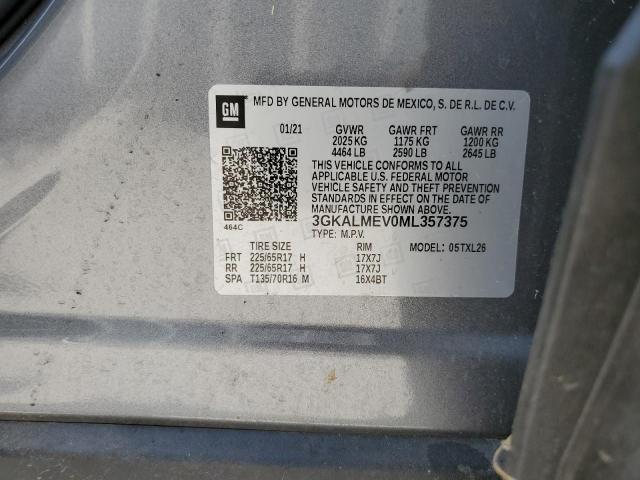 2021 GMC TERRAIN SL - 3GKALMEV0ML357375
