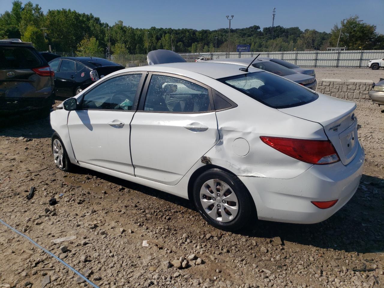 Lot #2886276662 2015 HYUNDAI ACCENT GLS