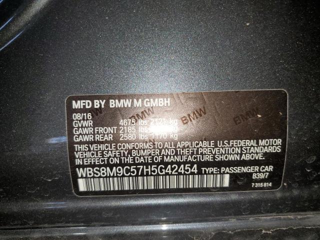 2017 BMW M3 - WBS8M9C57H5G42454